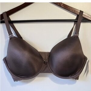 Paramour NWT Full Coverage Contour T-Shirt Bra Taupe Brown 38DDD NEW